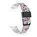 Produktbild 2019 Neuestes!!!Glowjoy Kompatibel mit Samsung Gear S3 Frontier Classic 22mm Armband,Soft Silikon Classic Ersatz Uhrenarmbänder Gemalt Wasserfest Sport Wristband für Frauen Männer Kinder (E)