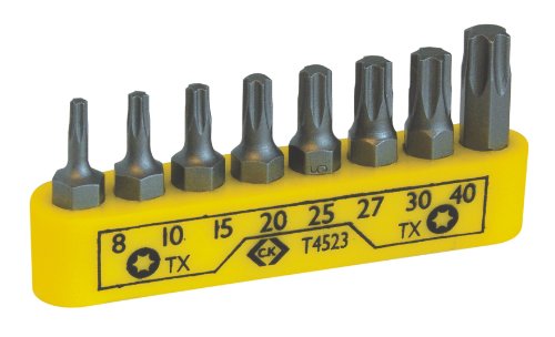 C.K T4523 Schraubendreher-Bit Satz für Torxschrauben