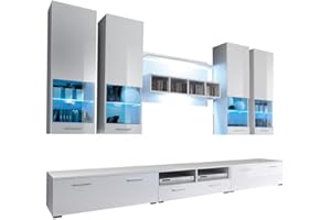 MB MUEBLES BONITOS muebles bonitos Lettiemobili – Mobile da Soggiorno Arlesa Bianco (3 m)