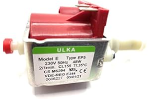 ITALPARTS Ulka EP5 - Pompa dell'acqua originale (plastica) 48W, 230V, 50Hz. Ricambi Macchine da Caffè Espresso
