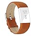 Produktbild Das Ersatzband für das Herzfrequenzmessarmband „Fitbit Charge 2“ mit einem verstellbaren Gürtel in Echtleder, braun