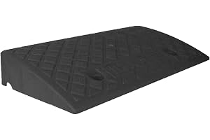 Aramox Uppförsbacke Fartgupp, Svart/gul Plastkantramp (Svart/9cm)