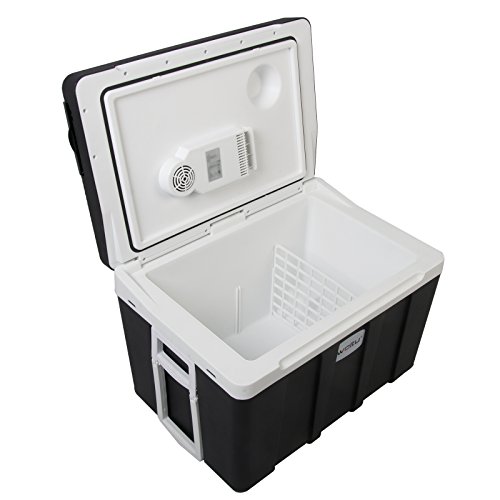 WOLTU Kühlbox, Thermo-Elektrische Mini-Kühlschrank, 50L Isolierbox warmhalten oder kühlen, 12V&220V, für Auto und Camping - 3