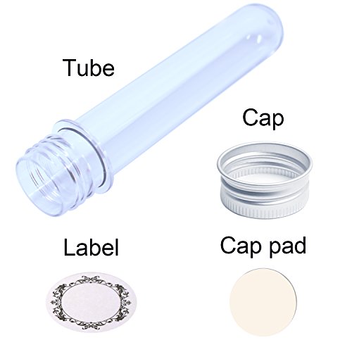 almondcy-offer 140 mm (40) Multifunktions-Kunststoff Test Tube, Set von 12 - 2
