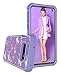 Produktbild 3C-LIFE Galaxy Note9 Luxury Glitter Cute Case for Women Girls, Sparkle Bling Hybrid Sturdy Armor High Impact Shockproof Heavy Duty Protective Phone Cover Case[PC&Silicone] für (Purple)