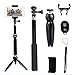 Produktbild Selfie-Stick-Stativ mit ausziehbarem Einbeinstativ mit Fernbedienung Mini-Pocket-Funkhandgriff-Handys Digital Compacts Bluetooth-Shutter erweitert Sportkameraschwamm Aluminium
