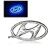 Auto Pearl Premium Quality Car Logo LED Light Emblem For Hyundai. RS.219.00