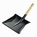 Produktbild DEMA Kehrschaufel schwarz mit Holzgriff und Loch