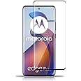 Motorola Edge 30 Fusion Screen Protector, Bubble Free, Anti-Scratch, Anti-Fingerprint, 9H Hardness 3D Curved Edge Tempered Glass Screen Protector for Moto Edge 30 Fusion Black