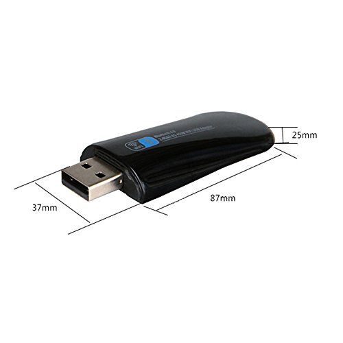 iFun4U Dualband WLAN Bluetooth 4.0 USB AC Adapter (5.8/433mbps + 2,4G/150Mbps) für PC/Mac - 2