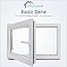Produktbild Kellerfenster - Kunststoff - Fenster - weiß - 2-fach-Verglasung - BxH: 90x60 cm - DIN rechts - 60mm Profil - verschiedene Maße - LAGERWARE