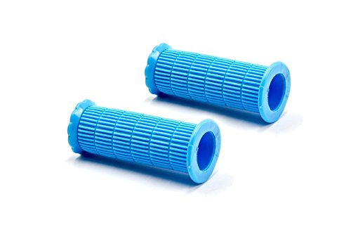 Preisvergleich Produktbild vhbw Lenkergriffe, Fahrradgriffe, blau 22mm für Kinder-Fahrrad