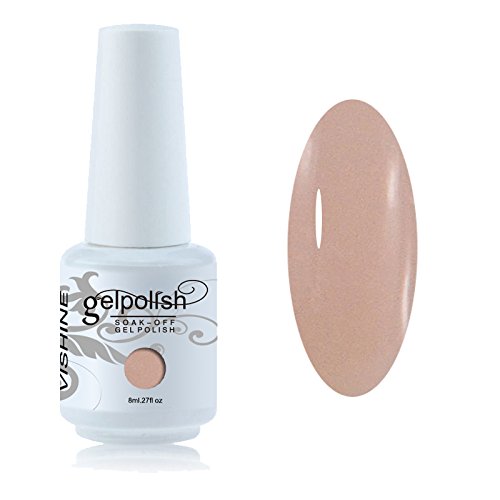 Vishine 8ml Gelpolish Soak-off Nail Art UV LED Nail Polish Salon Manicure Bisque #510