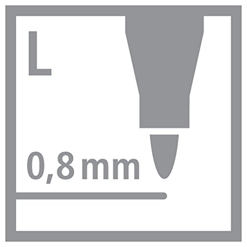 Stabilo Umweltfreundlicher Filzstift (Greenpoint, mit 6 verschiedenen Farben) 6er Pack - 7