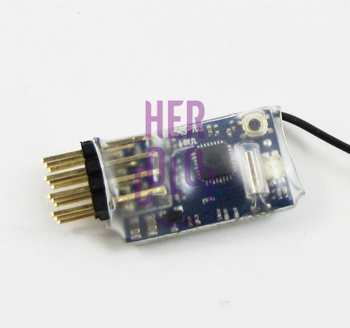 Preisvergleich Produktbild 2.4g 4 Channel Mini Receiver Wfr04s W-fly 2.4ghz