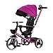Produktbild Dreiräder Dreirad Faltrad 1-2-4-5 Jahre alt Baby, Kleinkind Kinderwagen Kleinkind Faltrad 5 Farben können als Geschenk verwendet werden Kinder Dreiräder (Color : Pink)
