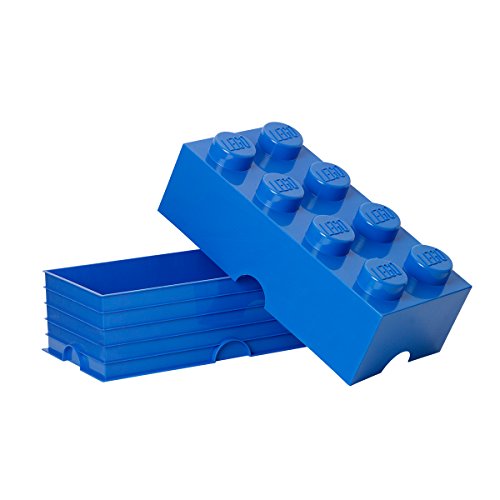 LEGO Lizenzkollektion 40041731 Stapelbare Aufbewahrungsbox, 8 Noppe, blau - 2