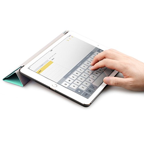 Inateck iPad Air 2 Hülle – Ultra Slim Ledertasche Smart Cover mit Magnetischer Auto Sleep Wake-up Funktion für iPad Air 2/ iPad 6. Generation, Grün - 7