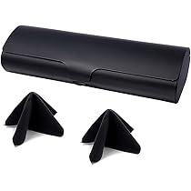 Custodia Occhiali Rigida In Alluminio - Portatile, Antigraffio, Per Uomo E Donna, Nero - Foto 6