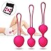 Produktbild Premium Liebeskugeln 3er Set, Perfekt für Frauen zum Beckenbodentraining,Sexspielzeug Als Beckenbodentrainer - Stärkung der Vaginalmuskulatur & Sextraining,Medizinisches Silikon,Wasserfest (Rosa)