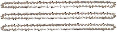 3 tallox Saw Chains 3/8" Pitch .063" 1,6 mm Gauge 72 Links 20" 50 cm Full Chisel fits Stihl Chainsaws