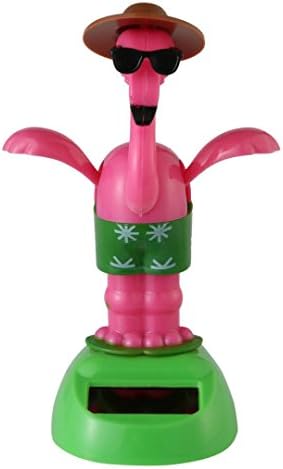 HUHU833 Solar Powered Dancing Halloween Swinging Animated Bobble Dancer Toy Car Decor (C)