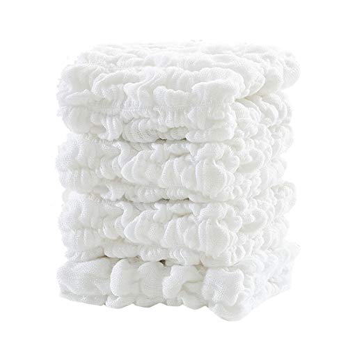 Mussola e Asciugamano per Bambini Salviette per Neonati In Cotone Organico di Bambù Naturale Asciugamano Morbido per Bambini Viso per Neonati Ragazza e Pelle Sensibile Baby Shower Regalo