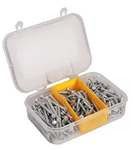 BITCORP Concrete Wire Nails 3 Sizes Pack of 200(Metal)(Silver)