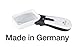 Produktbild Leselupe - Handlupe mit LED Licht, Made in Germany, Batteriebetrieb, Vergrößerung 3,5X (10D), asphär. Linse 75x50 mm, für Rechtshänder, kontrastreich, 2 Helligkeitsstufen, SCHWEIZER ERGO-Lux MP mobil
