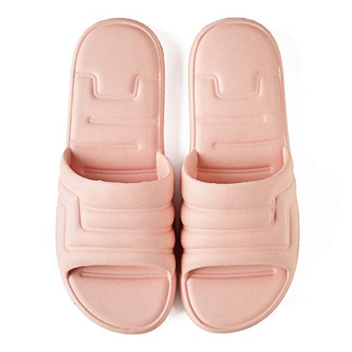 Preisvergleich Produktbild Damen- und Herrenhausschuhe mit weichem Boden, geschmacksneutral, deodorierend, rutschfest, tragbar und bequem @ pink_37-38