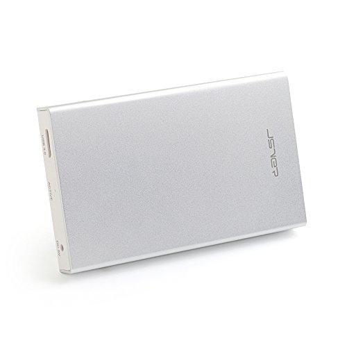 [Verbesserte Version, SATA III und UASP Unterstützung] JSVER Ultraschlankes Externes Festplattengehäuse aus Aluminium USB 3.0 in Silber für 2,5 Zoll SATA-Festplatten HDD SSD - 3