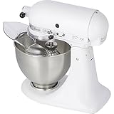 KitchenAid 5KSM45EWH - Batidora amasadora, 250 W, color blanco