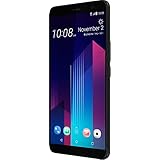 HTC U11 + Smartphone (15,24 cm (6 Zoll) Super LCD Display, 12,2 MP Kamera, 128 GB Speicher und 6 GB RAM, Android 8.0) Keramik Schwarz