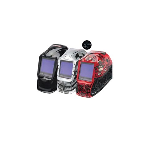 Lincoln Electric K 3034-3-CE Viking 3350-Maschera per saldatura, colore: nero, 4 sensori, 114 mm-x 133 mm