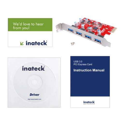 Inateck USB 3.0 Karte 4 Port Pci Expresskarte für Mac Pro - 7