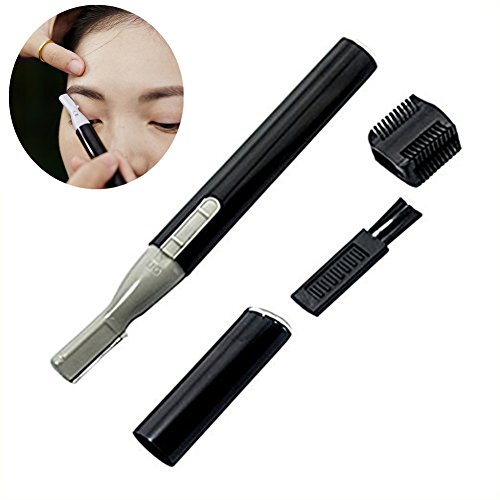 Elektrischer Augenbrauen Trimmer , Portable Gesichts Haar Trimmer, CIDBEST® Bikini Trimmer , Elektrische Dame Facial Shaver, Augenbrauen Haar Entferner Former, mit Augenbraue Trimmen Kamm Frauen-Effektiv Unerwünschte Gesicht Body Haare entfernen (Batterie eingeschlossen) - 3