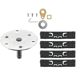 Qualtex Kit de réparation d'axe de tambour/de roulement en forme de larme pour sèche-linge Hotpoint/Indesit