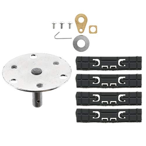 Qualtex Kit de réparation d'axe de tambour/de roulement en forme de larme pour sèche-linge Hotpoint/Indesit