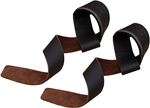 RDX Leder Zughilfen Bodybuilding Handgelenkbandage Krafttraining Fitness Gewichtheben Klimmzughaken Straps