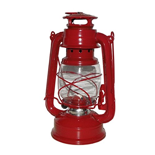 Stall-Laterne rot 25cm Lampe Öllampe Windlicht Petroleumlampe,