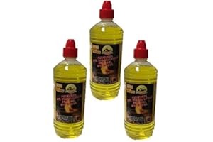 FARMLIGHT Brenngel 3X 1 Liter Flaschen für Gelkamine Ethanolkamine Wandkamine Bodenkamine