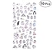 Produktbild VORCOOL 10 stücke DIY Niedlichen Cartoon Pinguin Anhaftender Aufkleber Dekorative Aufkleber für Scrapbooking Kinder Handwerk Tagebuch Album Kalender Planer