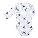 aden + anais Kimono Body Suit (3 to 6 Months, Long Sleeve, Medium, Ultramarine Star)