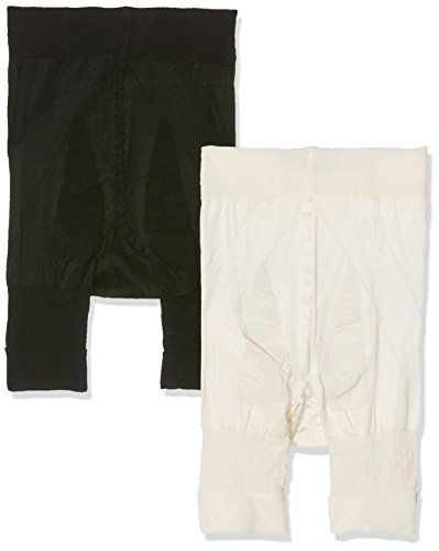 Ulla Popken Panty, Braguitas Moldeadoras para Mujer, Multicolor (Mehrfarbig 90), 56, Pack de 2