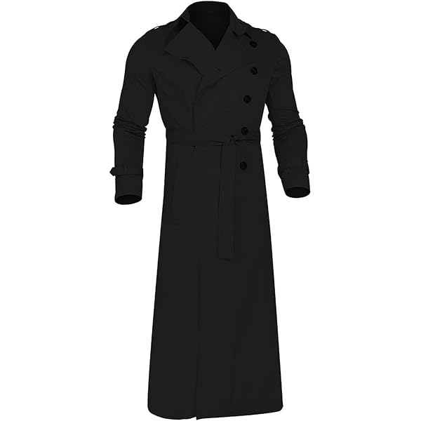 Buy bnf Windproof Men'trench Coat Warm Peacoat Soft for Vacation