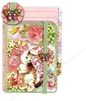 Rose &amp; Kitten Mini Brooch Journal by Punch Studio