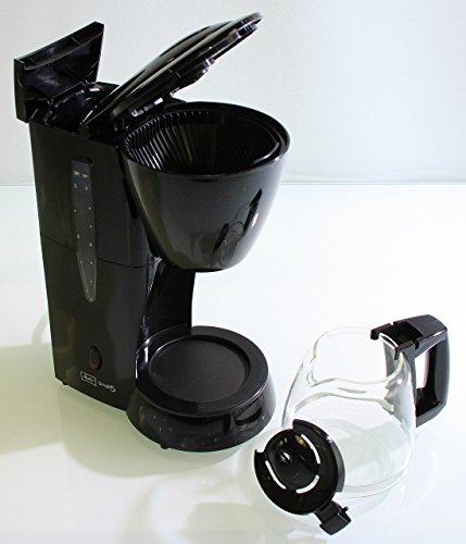 Melitta M 720-1/2 Single5 Kaffeefiltermaschine –Glaskanne mit Tassenskalierung -Tropfstopp schwarz - 4