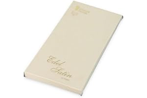 Rössler Papier 2032838004 - Edel Satin - Pack d'enveloppes avec doublure en soie, DIN long, 20 pièces, ivory