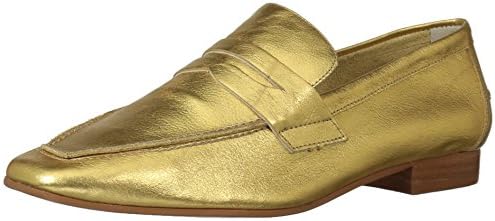 LFL by Lust for Life Women's Offer Penny Loafer, Gold, 6 B (M) US