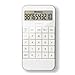 Produktbild 10-stelliger elektronischer Taschenrechner, kreativer ultradünner Tischrechner, Hauptschule-Büroartikel, White